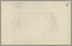 Heilsberg (Lidzbark Warmiński), ehem. Regierungsbezirk Königsberg (Województwo Warmiński-Mazurskie). Skizze zur evangelischen Kirche. Grundriss und Details