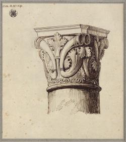 Kapitell auf einer Säule