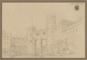 Bad Muskau. Schloss. Dritter Umbauvorschlag