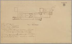 Rekonstruktion der Villa Tusca nach Plinius. Grundriss