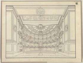 Berlin. Schauspielhaus auf dem Gendarmenmarkt, Zuschauerraum
