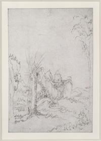 Landschaft mit einer Burg