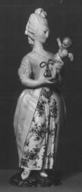 Mädchen mit Amorstatuette