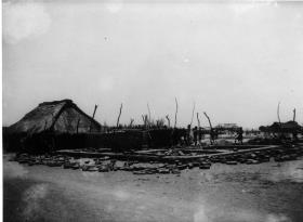 Marsch Muansa/Tabora/Missungi: Hausbau