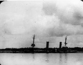 Die gesunkene "Königsberg"