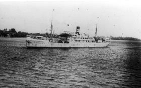 Wörmanndampfer in Fahrt
