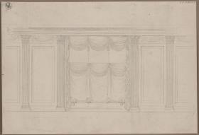 Berlin, Wilhelmstraße 102. Palais des Prinzen Albrecht von Preußen (?). Wanddekoration