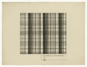 Komposition eines Linien-Quadrates (Kompositionsstudien, ornamental)