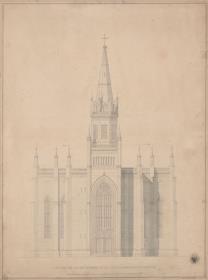 Königsberg. Altstädtische Kirche. Fassade
