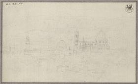 Blick auf Florenz mit dem Dom und dem Baptisterium