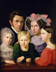 Selbstbildnis im Kreise der Familie