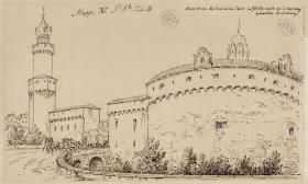 Görlitz. Ansicht des Kaisertrutz und des Reichenbacher Tores