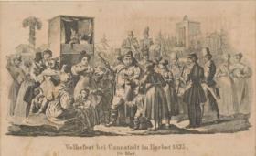 Volksfest bei Cannstadt im Herbst 1835, I.tes Blatt