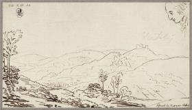 Fernsicht auf Eisenach mit der Wartburg & Ein Profilkopf