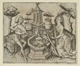 Das Liebespaar am Brunnen