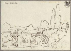 Die Brücke über den Velino in Rieti