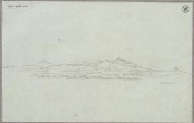 Blick auf Monticelli nordöstlich von Rom