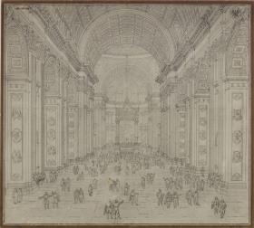 Innenansicht von Sankt Peter in Rom