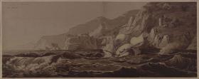 "Die Küste von Kalabrien mit den Felsen von Scylla"