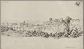 "Eingang zum Ohr des Dionysius bei Syrakusa" / Steinbruch bei Syrakus