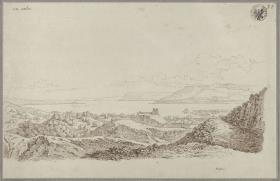 Ansicht von Messina und der Meerenge