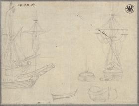 Segelschiffe und Boote in unterschiedlichen Ansichten