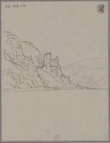 Ansicht von Burg Ehrenfels