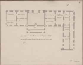Berlin. Schloss, Kunstkammer. Grundriss