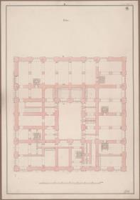 Berlin. Bauakademie. Grundriss des Kellergeschosses