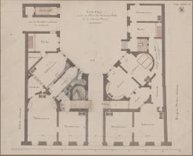 Berlin. Feilnerhaus. Grundriss des ersten Geschosses
