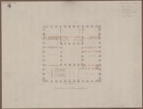 Litauen. Palais Wittgenstein. Grundriss des  2. Geschosses