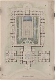 Schloss Orianda auf der Krim. Antikischer Entwurf. Grundriss
