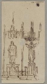 Monument im gotischen Stil