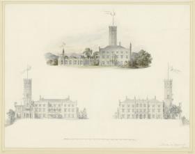 Schlösschen zu Erdmannsdorf, drei Ansichten