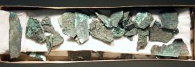 Fragmentierte Blechlampe der Muschelform