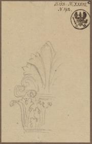 Ornament. Blattkelch mit Palmette