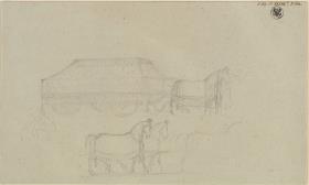 Leichenwagen & Pferdegespann