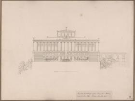 Potsdam. Belriguardo auf dem Tornow. Vorderansicht