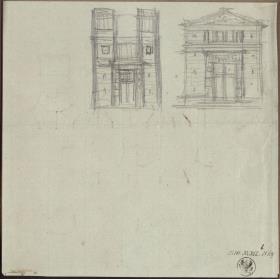 Entwürfe zu Kirchenfassaden