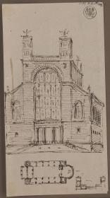 Skizze zu einer Basilika