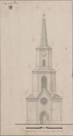 Teltow. St. Andreaskirche. Vereinfachter Ausführungsentwurf