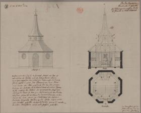 Glienicke bei Wittstock. Entwurf zu einer oktogonalen Kirche