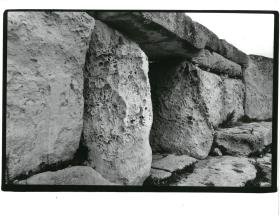 Malta, Haġar Qim, der mächtige Torbau