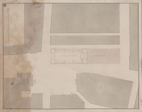 Berlin. Friedrichswerdersche Kirche. Situationsplan und Grundriss
