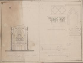 Berlin. Friedrichswerdersche Kirche. Querschnitt und Konstruktionsdetails
