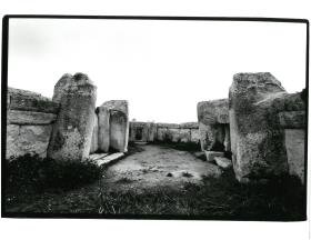 Malta, die Mnajdra, im Mitteltempel