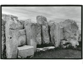 Malta, Haġar Qim, Pfeilernischen mit Altar