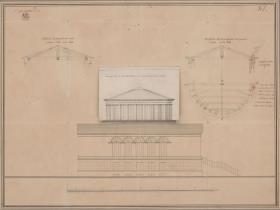 Bonn. Entwurf zum Anatomiegebäude der Universität. Variante