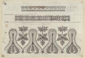 Ornamentale Blattfriese