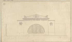 Entwurf zum Grabmal Weidinger